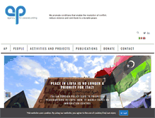 Tablet Screenshot of peaceagency.org